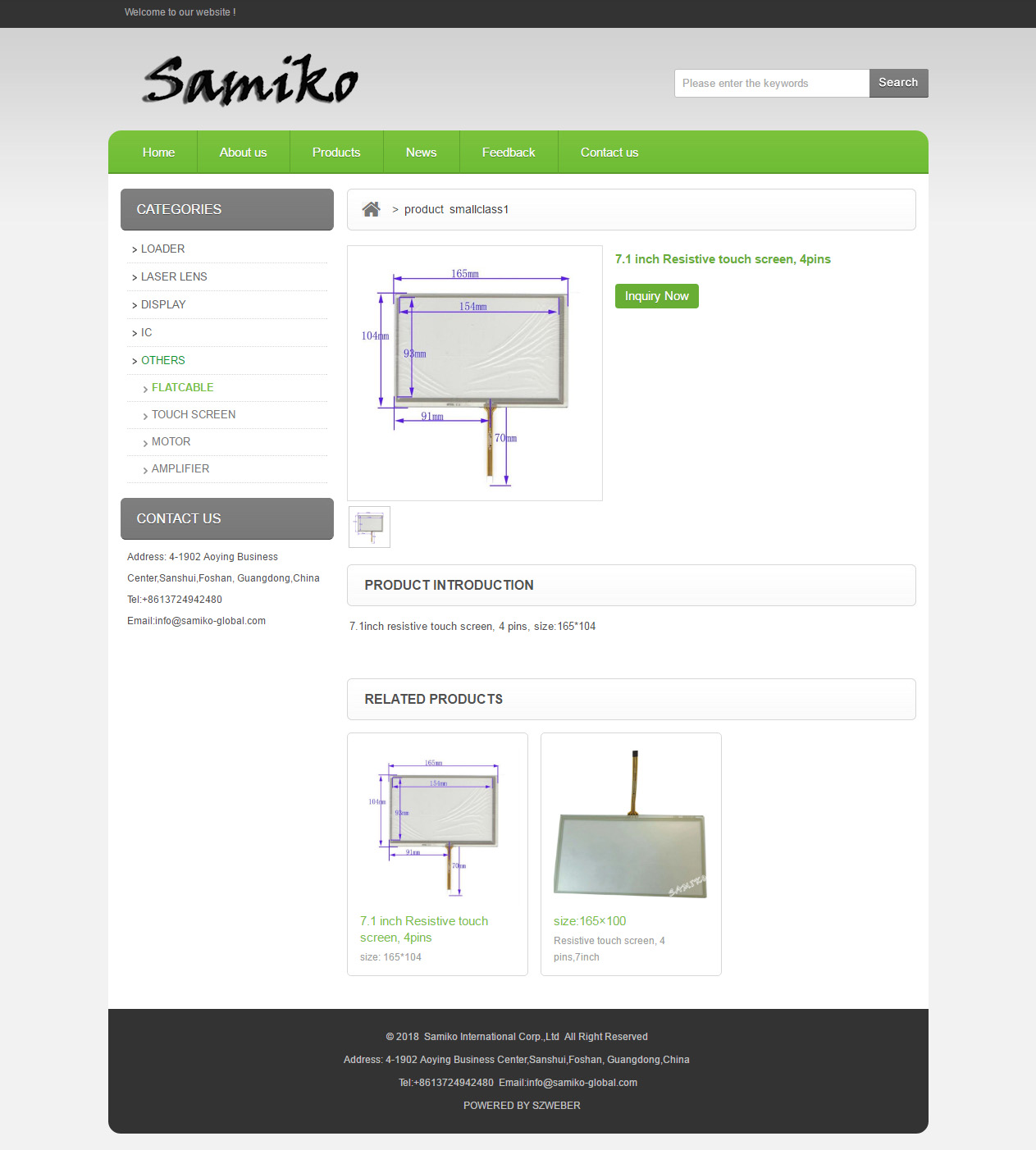 Samiko International Corp.,Ltd  网站案例第二张图
